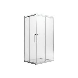 Idralite - Duschkabine rechteckig mit anti-kalk h 200 mod. Prime Corner 90x90cm