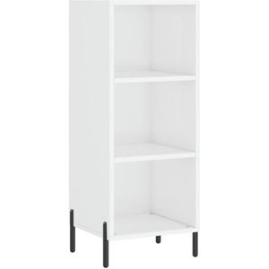Vidaxl - Sideboard Hochglanz-Weiß 34,5x32,5x90 cm Holzwerkstoff