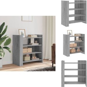 Vidaxl - Sideboard Grau Sonoma 73,5x35x75 cm Holzwerkstoff - Schreibtisch - Wohnzimmer Dekoration - Sideboard Grau - Holz Sideboard - Regal