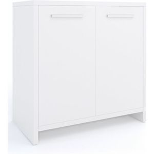 Vicco - Waschbeckenunterschrank Kiko, Weiß, 58 x 60 cm