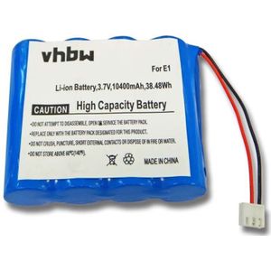 Vhbw - Akku Ersatz für Pure E1 für digital Radio (10400mAh, 3,7V, Li-Ion)