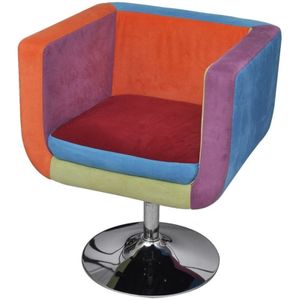 Torana - Würfel-Sessel mit Patchwork-Design Stoff