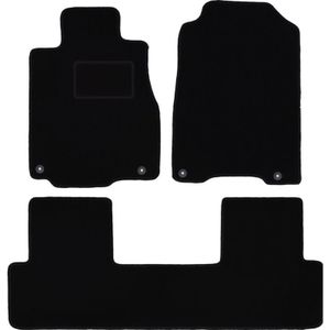 Schwarze Velours-Fußmatten für: Honda CR-V IV SUV (2011-2018)