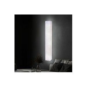 Led Wandlampe Wandleuchte Marmoroptik Wohnzimmerlampe Flurleuchte, Alu Metall, 1x led warmweiß, l 66,5 cm