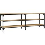 Jinlefu - TV-Schrank Sonoma-Eiche 140x30x50 cm Holzwerkstoff vidaXL