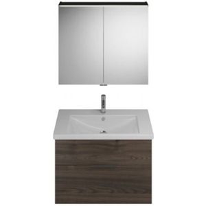 Eqio Set, bestehend aus Spiegelschrank, - Burgbad