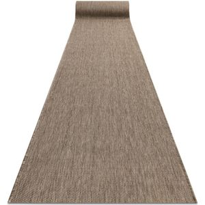 Läufer sisal floorlux Modell 20433 taupe glatt 80 cm beige 80x420 cm