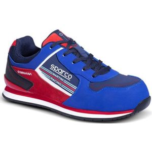 Sicherheitsschuh Sparco gymkhana martini racing montecarlo esd S3 src hro (blau/rot)