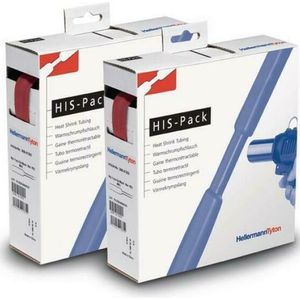 Hellermann tyton schrumpfschlauch 2:1 mb 4,8/2,4 rd 10 meter rot 300-30482