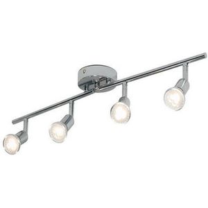 Haloyo - led Deckenleuchte Wohnzimmer Edelstahl Lampe Decken-Spot schwenkbar 4-flammig