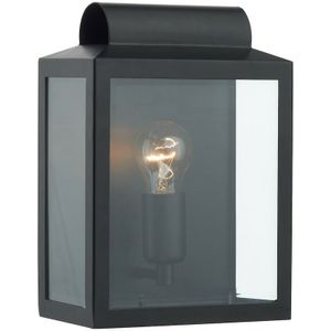 Dar Lighting - dar notary - Laterne Rechteck Wandleuchte Schwarz IP44