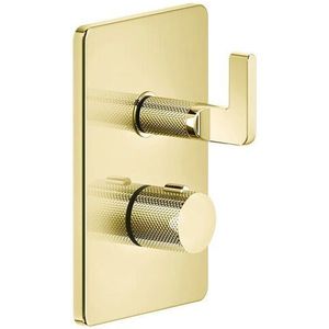 Gessi Inciso Dusche Fertigmontageset, für UP-Thermostat,