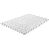 Beautissu - Badematte Badezimmerteppich BeauMare wr rutschfest 120x70cm Weiß