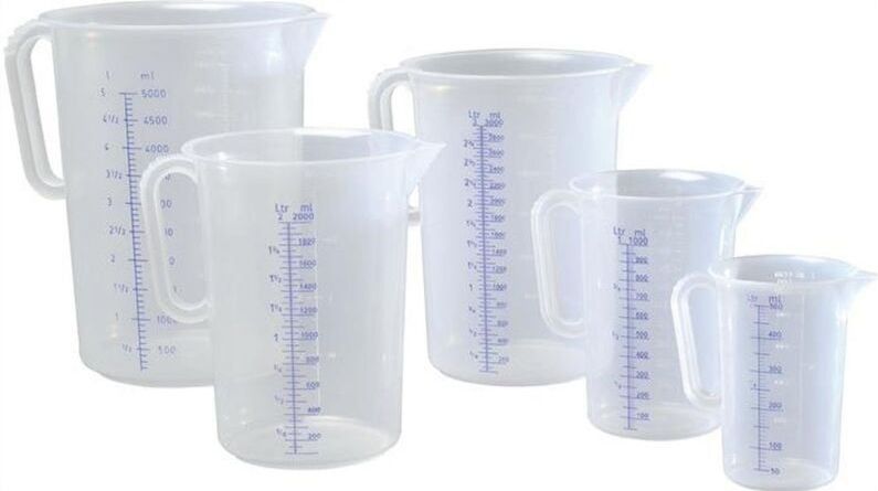 Hünersdorff Messkanne 5000 ml Polypropylen transparent - 939000