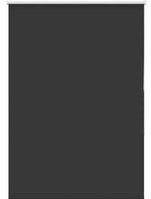 Verdunkelungsrollo Schwarz 100x150 cm Stoffbreite 95,7 cm vidaXL