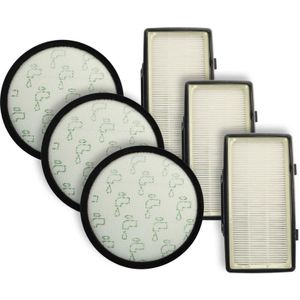 Vhbw - Filter-Set kompatibel mit Rowenta Silence Force Animal Care Pro RO6457EA Staubsauger - 6x Filter (Vormotor-Filter, Abluft / EPA-Filter)