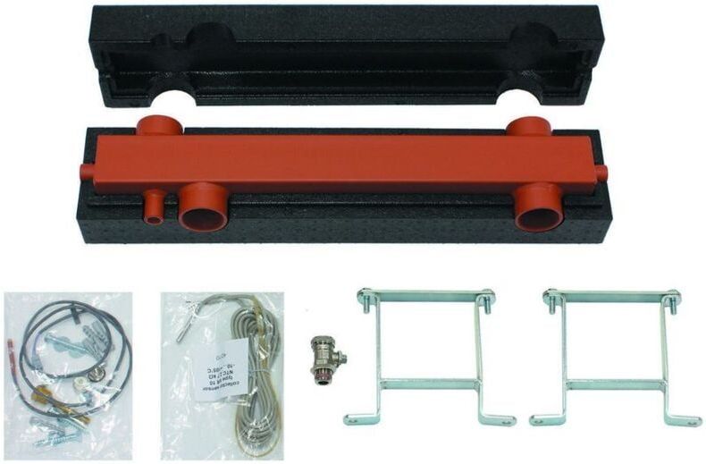 Vaillant - Hydraulische Weiche wh 95 8 m3/h Anschluss Rp 2 inkl. Wärmed.