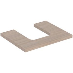 Geberit one Waschtischplatte, Ausschnitt mittig, für