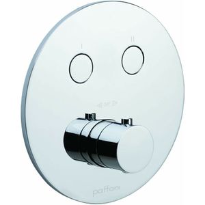 Paffoni - Thermostatisches Außenteil für Einbaudusche mit 2 Funktionen Compact Box CPT018CR Chrom