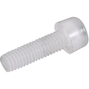 830298 Zylinderschrauben M4 25 mm Innensechskant din 912 Kunststoff, Polyamid 10 St. - Toolcraft
