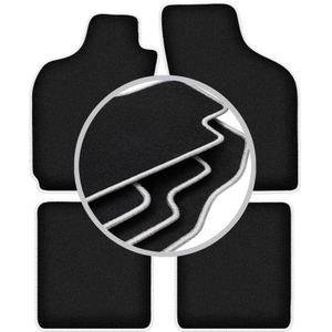 CARLUX-SILVER Autofußmatten für: Fiat Albea Limousine (2002-2010)
