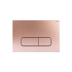 Betätigungsplatte mocha 55 Rose Gold für Geberit Spülkästen UP320, UP100, JomoTech, rezi Systems - Raybro