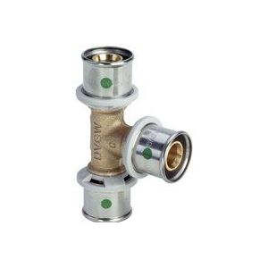 Sanfix-P T-Stück 303471 20 x 16 x 20 mm, mit SC-Contur, Rotguss - Viega