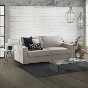 Schlafsofa Dekuba, 2-Sitzer-Sofa, 100% Made in Italy, Wohnzimmersofa mit drehbarer Öffnung, aus gepolstertem Stoff, mit Standard-Armlehnen, Cm