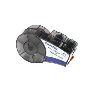 Schriftband-Kassette Ersatz für Brady M21-500-595-OR für Etiketten-Drucker 12,7mm Schwarz auf Orange, Vinyl - Vhbw