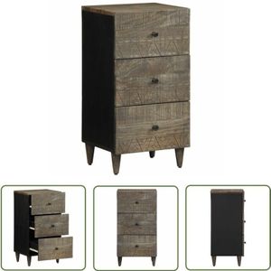 VidaXL Sideboard 40x33x75 cm Massivholz Mango