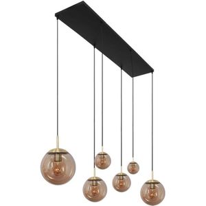 Steinhauer - hängeleuchte - Bollique led - bernstein - glas