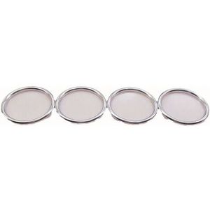 Audi A1 A1 Klimaanlage Vent Ring Abdeckung Trim Aluminium 14-17 Silber