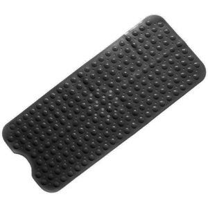 Schwarz) Rutschfeste Badewannenmatte mit starken Saugnäpfen, Badewannenmatte, sicheres Anti-Rutsch-, schimmelresistentes, maschinenwaschbares