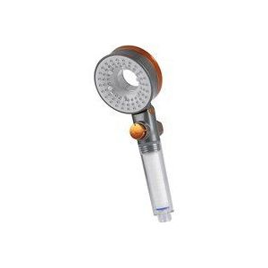 Duschkopf, Wasserkontrolle, bis zu 65% Wasserersparnis, mit Spar- und Stoppfunktion, 3 Strahlarten, Spa, Regendusche und Turbo, mit optimalem