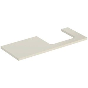 Keramag - Geberit one Waschtischplatte, Ausschnitt rechts, 120x3x47 cm,