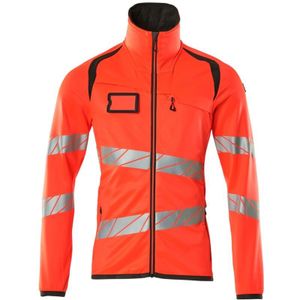 Fleecepullover mit Reißverschluss 19103 Gr. l hi-vis rot/dunkelanthrazit - Mascot