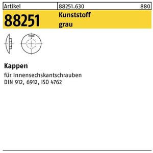 Kappe R 88251 f.Innen-6-kant 17 M 20 M 22 Kunststoff grau