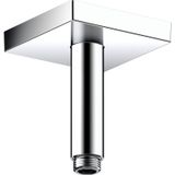 Axor ShowerSolutions Deckenanschluss, eckig, 100mm, - Hansgrohe