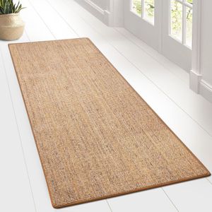 Karat - Teppich-Läufer auf Maß gekettelt Sylt kork 80 x 100 cm