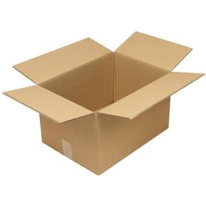 Faltkarton 2-wellig Maße 430x310x250mm A3 Qualität 2.30BC braun braun