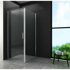 Glasdeals - Duschkabine cassetta (chrom) 90 x 90 x 195 cm - chrom