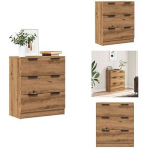 Sideboard Artisan-Eiche 60x30x70 cm Holzwerkstoff - Sideboard - Sideboards - Kommode - Schubladenkommode