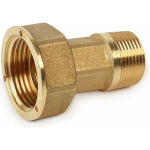 Wasserzähleranschlussverschraubung Messing verchromt oder Messing Giacomini R37 3/4'M x 1'F