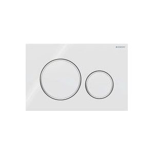 Sjqka - Passend für geberit duofix Sigma 20 WC-Bedienplatte - 115.882.KJ.1 - Weiß und Chrom
