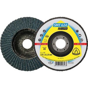 Klingspor SMT 624 Supra Schleifmopteller 115 x 22,23 mm Korn 40 10 Stück