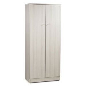 Mehrzweck-Kleiderschrank mit zwei Türen Eukalyptus 62x34x h147 cm