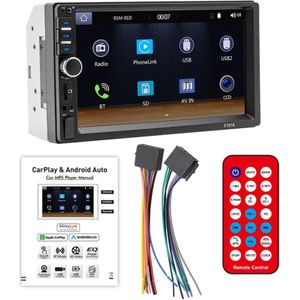 Zoternen - 7 Zoll bt MP5 Auto Mehrsprachiges Audio Video Auto Multimedia Radio Receiver