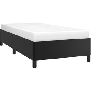 Bettgestell Schwarz 100x200 cm Kunstleder Vidaxl