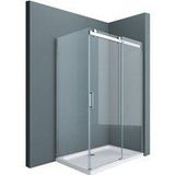 Sogood - doporro Duschkabine Ravenna17 70x110x195cm Duschabtrennung mit Schiebetür ESG-Sicherheitsglas Klarglas inkl. beidseitiger