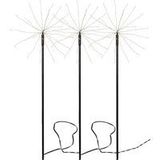 Firework Gartenspies Steckleuchten 3er Set, 65 cm, 180 led